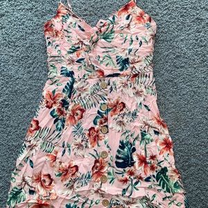 Pink Floral Dress